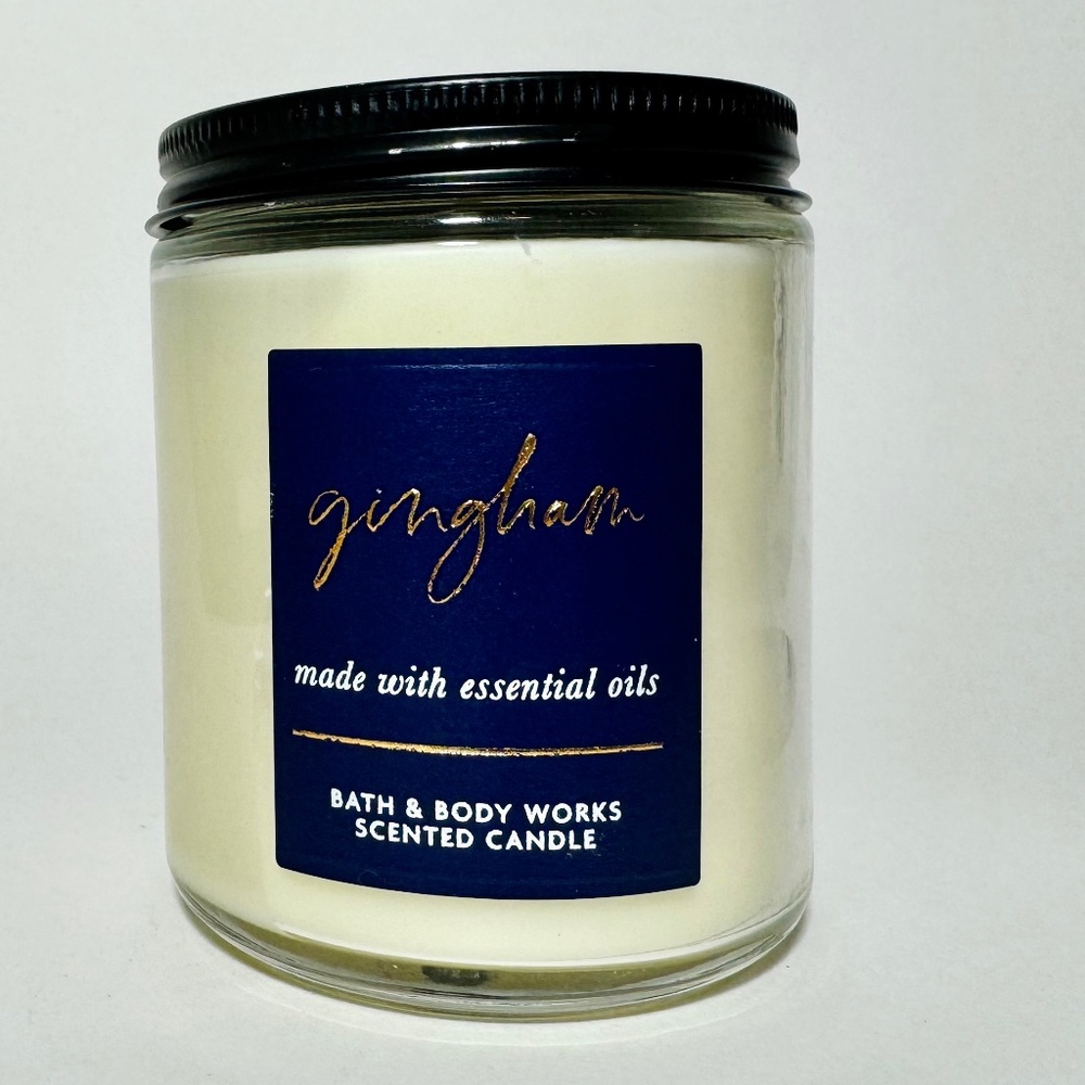 GINGHAM Single Wick Candle